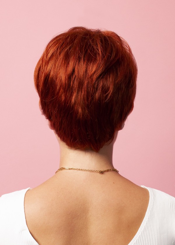 Rote Synthetikperücke für Damen - Kurz - Online-Shop