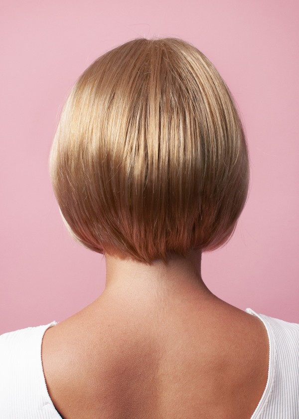 Women's synthetic wig blonde - Short - Online store