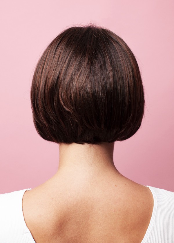 Brown synthetic wig - Marcelina - Online store