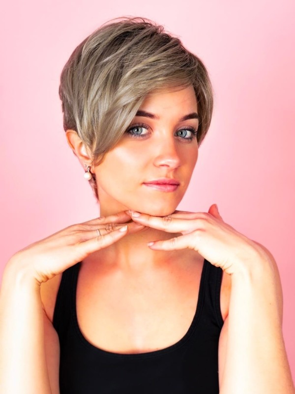 Krátka syntetická parochňa - Nadia - internetový obchod