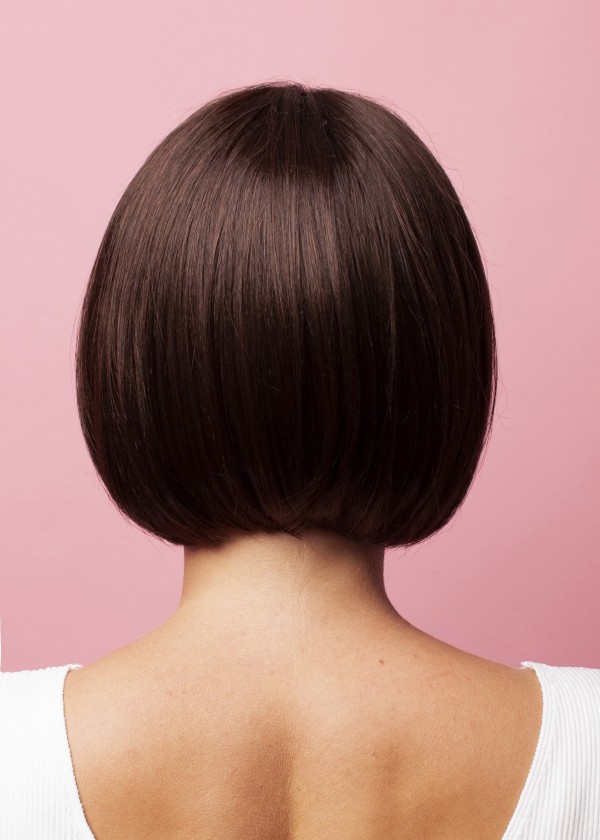 Synthetic medium-length brown wig -Joanna- Online store