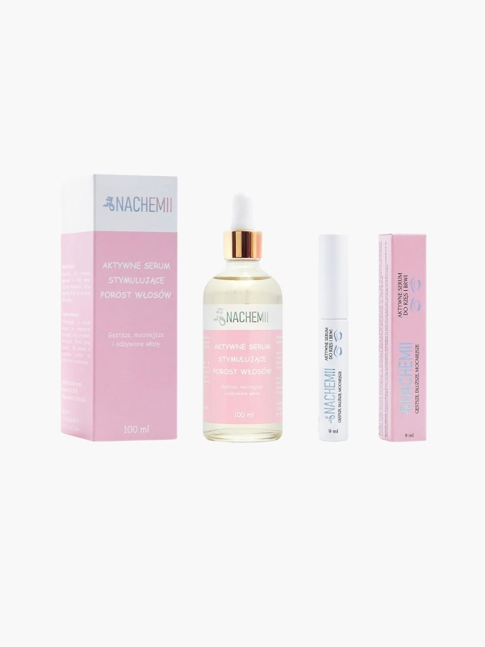 Serum set - For hair + for eyelashes and eyebrows - Shop online Poland