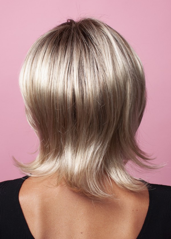 Blonde Damenperücke - Synthetik - Online-Shop