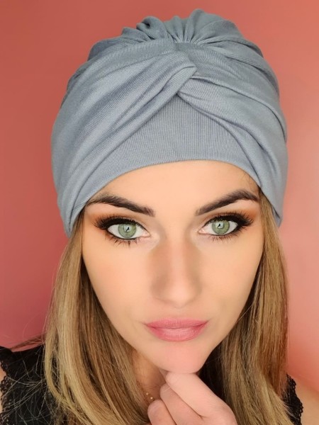 Women's Turban Gray - after chemotherapy - Online Shop Poland