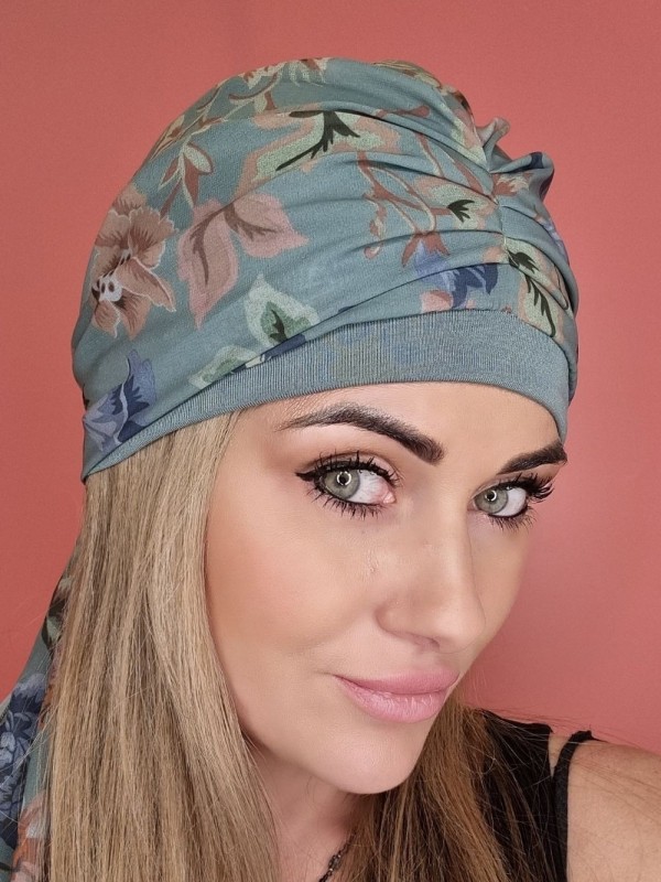 viskózový turban so šatkou - po chemoterapii - internetový obchod