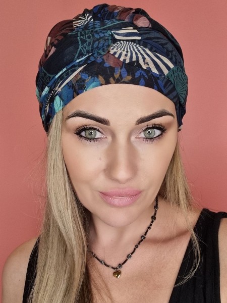 Turban with sashes - after chemotherapy - online store Poland