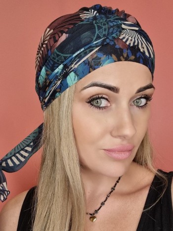 Turban with sashes - after chemotherapy - online store Poland