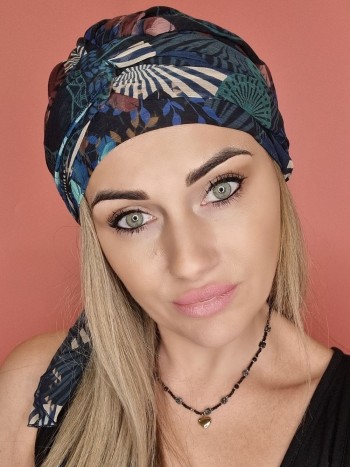 Turban with sashes - after chemotherapy - online store Poland