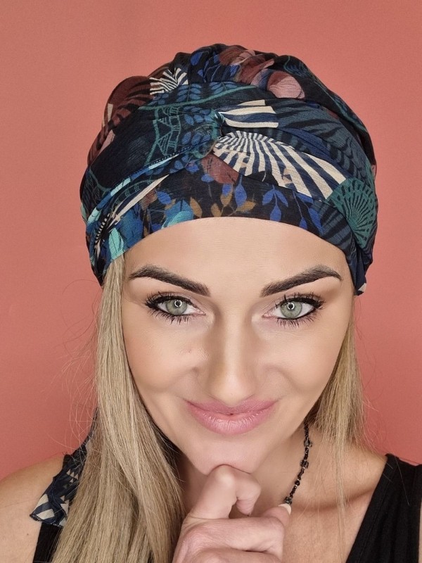 Turban with sashes - after chemotherapy - online store Poland