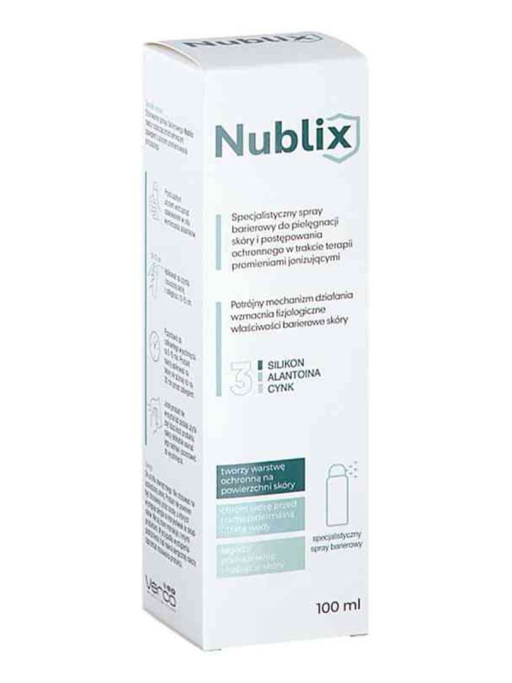 Nublix - spray barierowy do pielęgnacji i ochrony skóry.