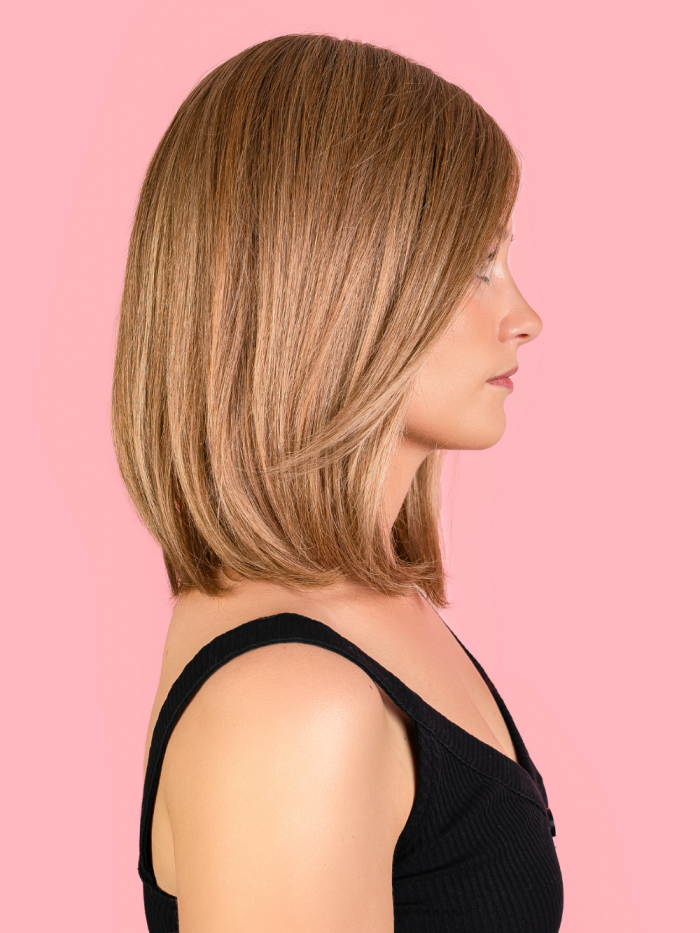 Medium-length natural wig - Aurelia - online store