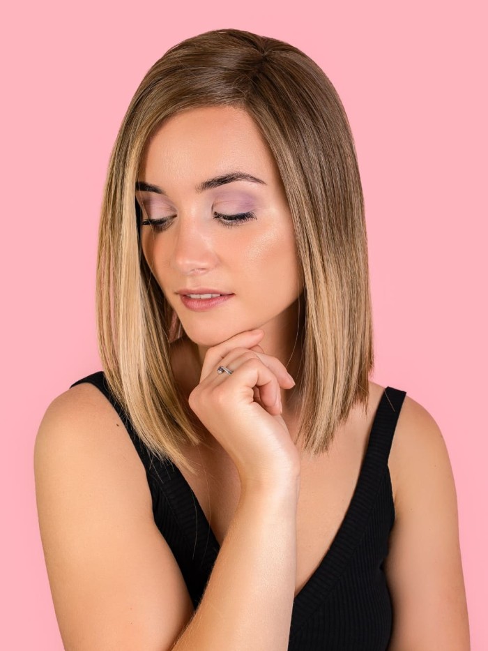 Synthetic, heat-resistant wig - Iga - online store