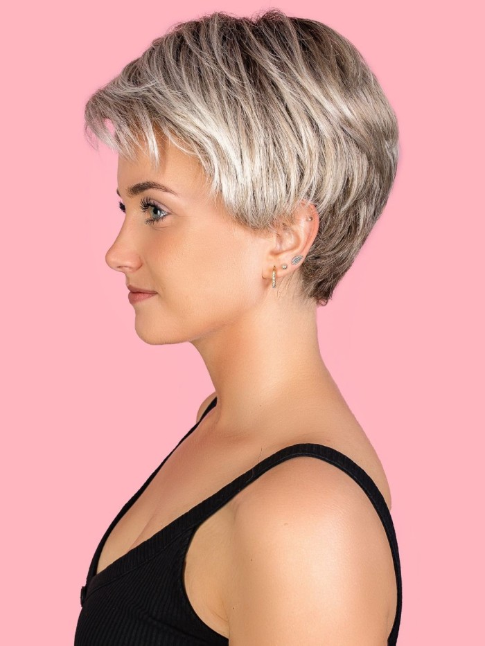 Short synthetic hair wig - Lily - online store
