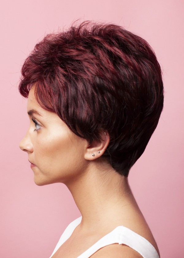Short synthetic wig - Anna - online store