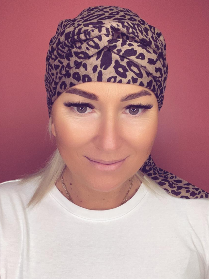 Baumwoll-Panther-Turban – Online-Shop.