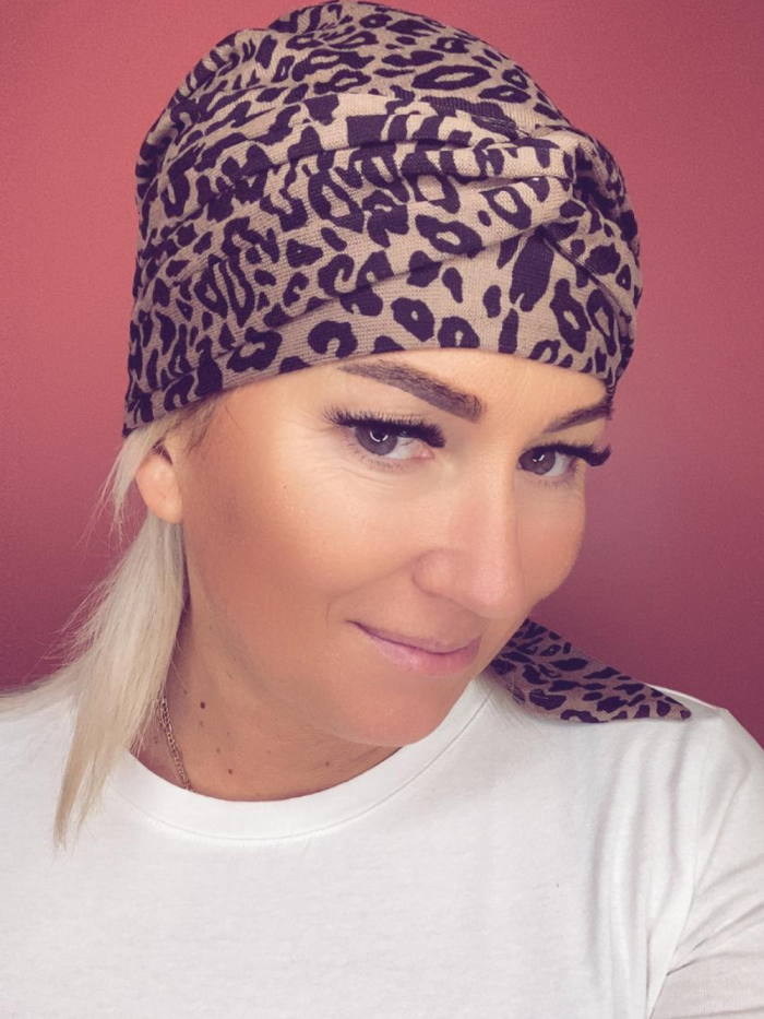 Baumwoll-Panther-Turban – Online-Shop.