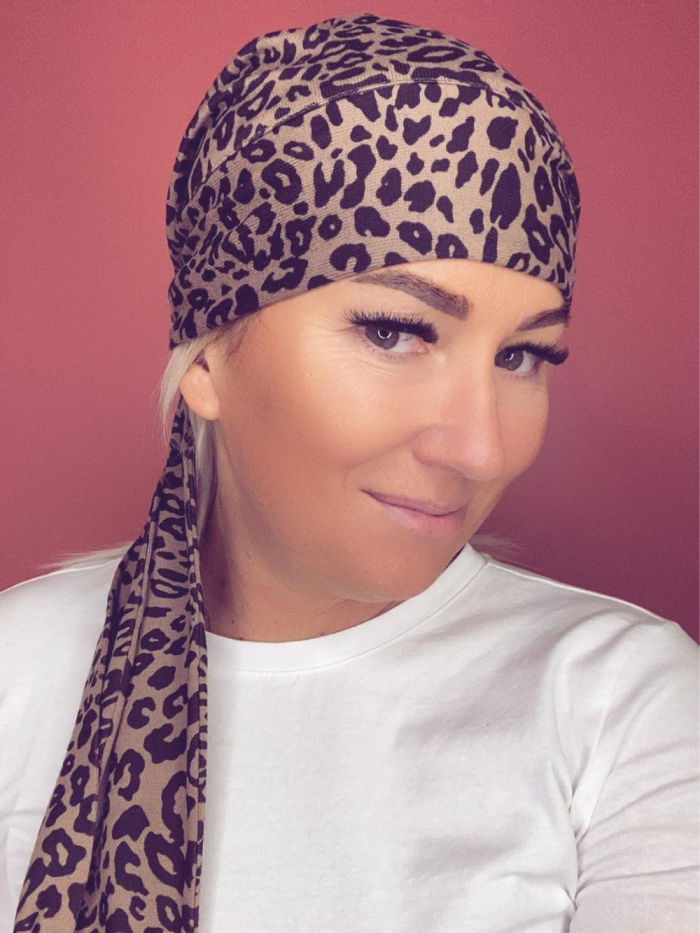 Baumwoll-Panther-Turban – Online-Shop.