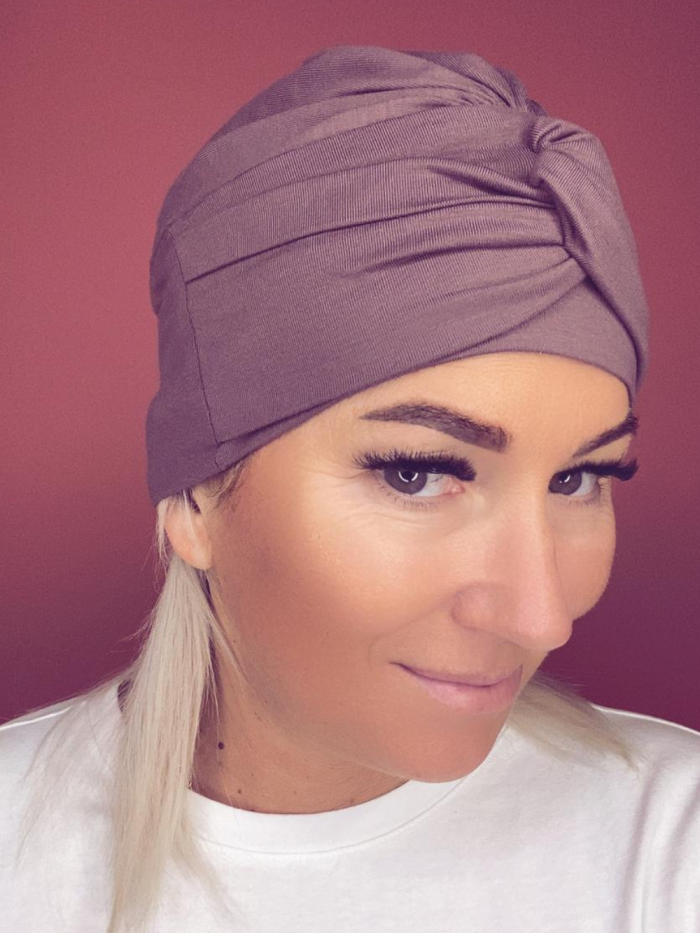 Čokoládový bambusový turban – internetový obchod.