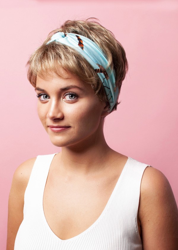 Synthetic blonde wig - Anna - Online store