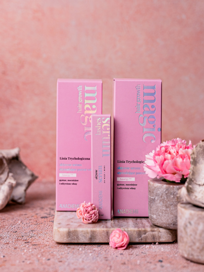 Comprehensive set - 2x hair serum + eyelash and eyebrow serum.