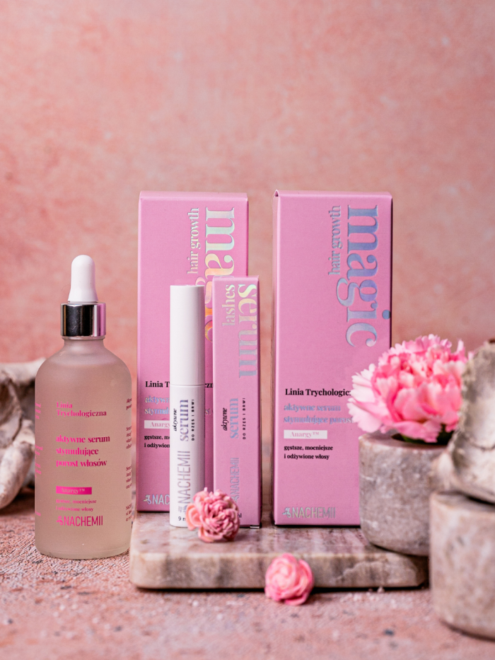 Comprehensive set - 2x hair serum + eyelash and eyebrow serum.