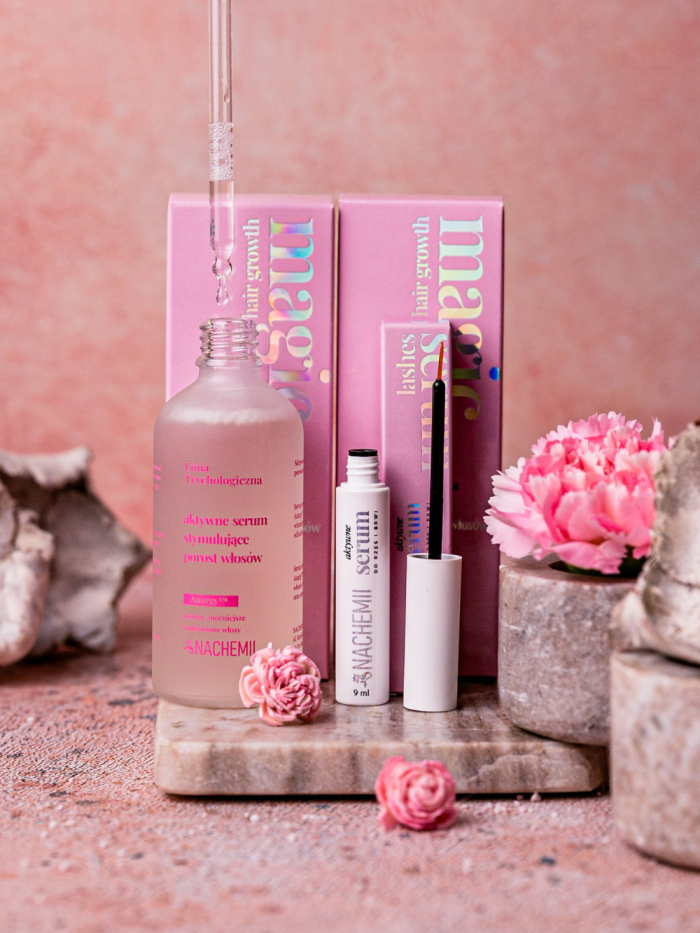 Comprehensive set - 2x hair serum + eyelash and eyebrow serum.