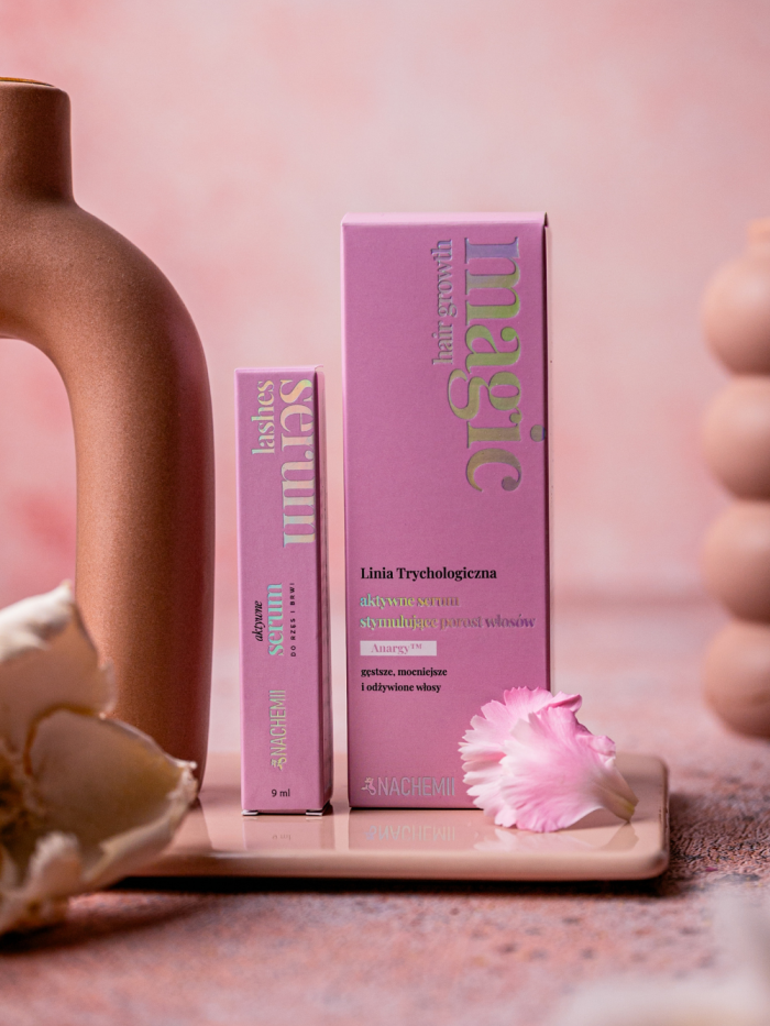 NACHEMII Set - Hair Serum + Eyelash and Eyebrow Serum
