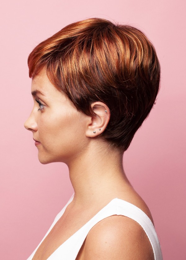 Synthetic short red wig- Laura- Online store