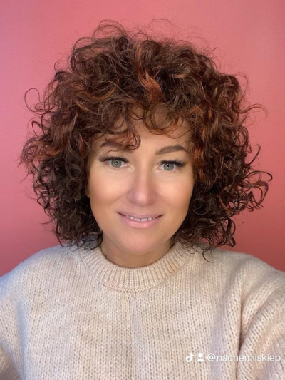 Synthetic wig - afro curls - Polish online store