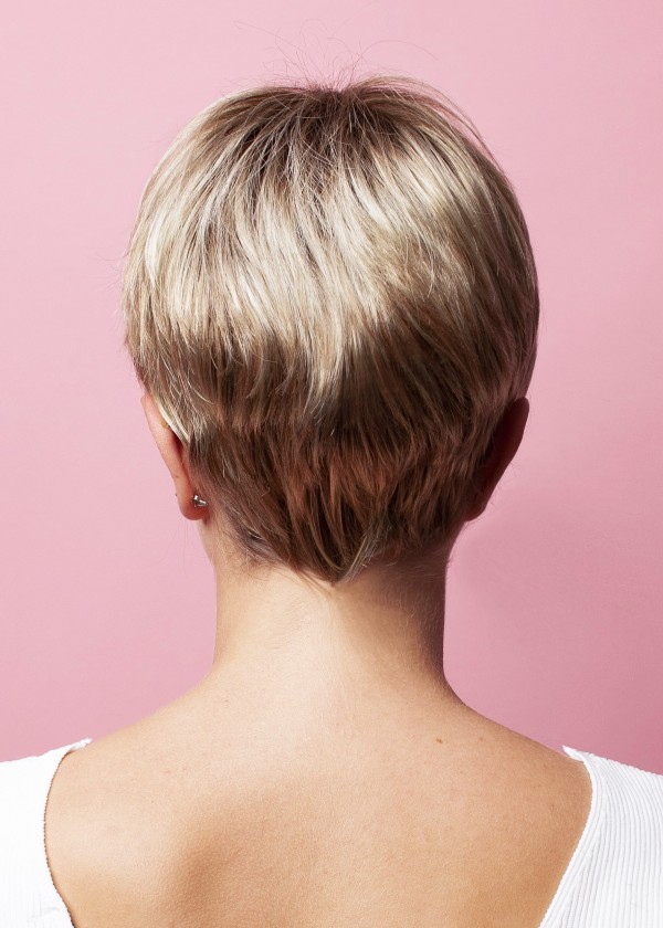Dámska syntetická parochňa blond - Krátka - Internetový obchod