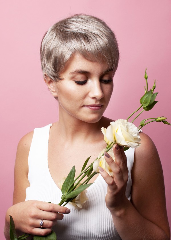 Damen Kunsthaarperücke blond - Kurz - Onlineshop