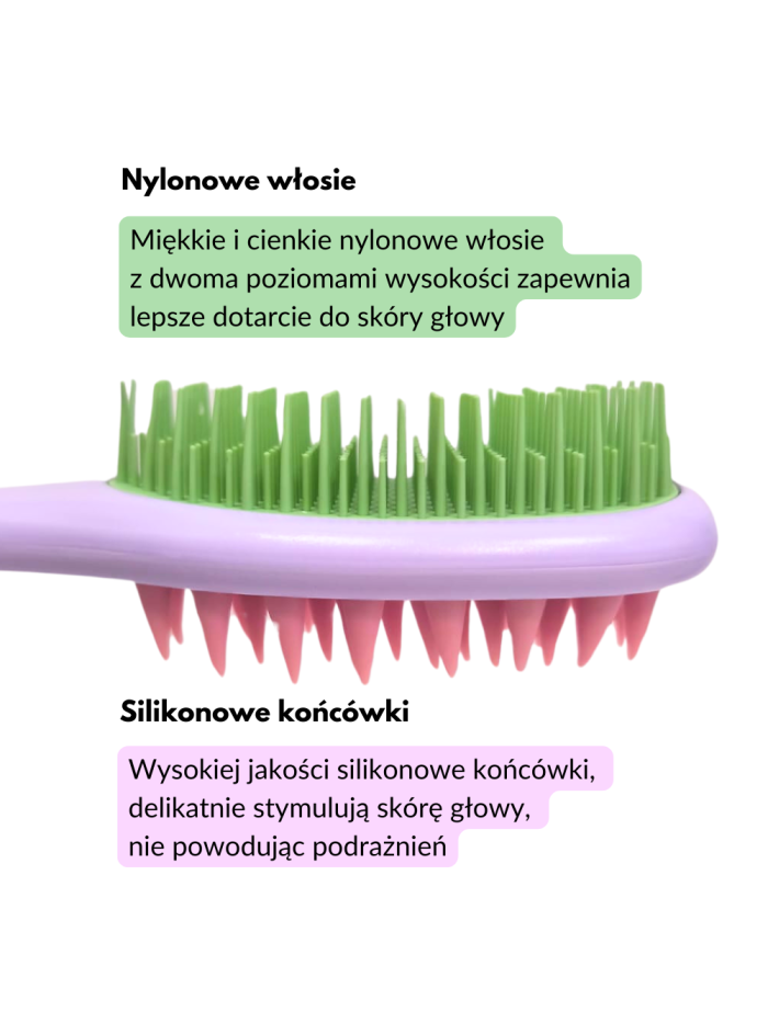 Szczotka/masażer do skóry głowy