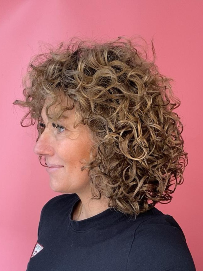 Synthetic wig - afro curls - Online store