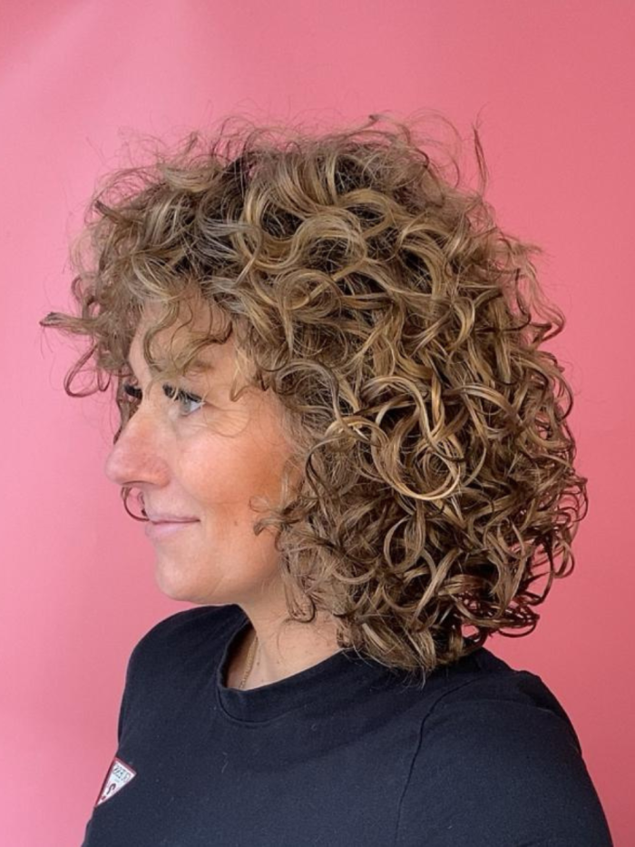 Synthetische Perücke - Afro-Locken - Polnischer Online-Shop