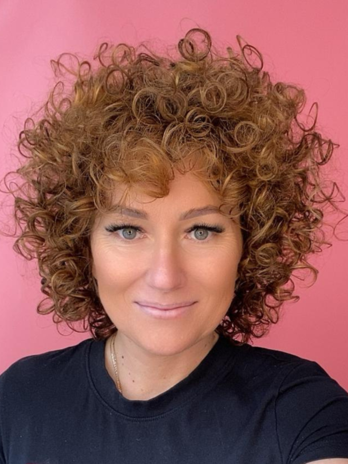 Curly Wig - Black - Online Store