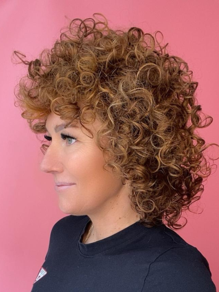 Curly Wig - Black - Online Store