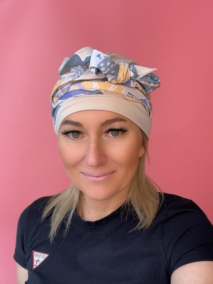 Bamboo turban - with sash - Online store