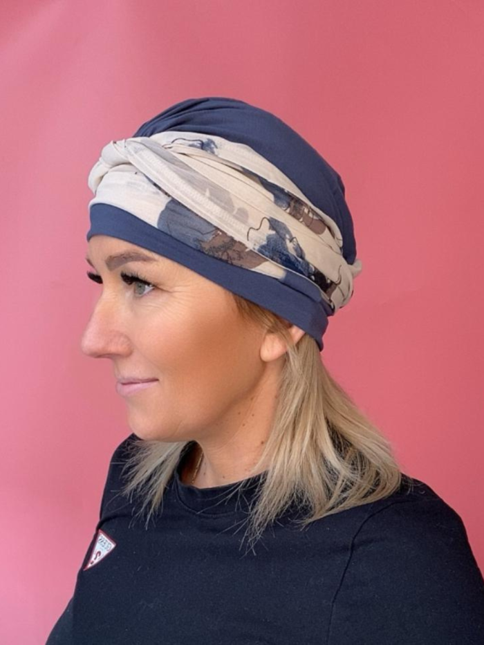 Bambusový turban - s vlečkou - Internetový obchod