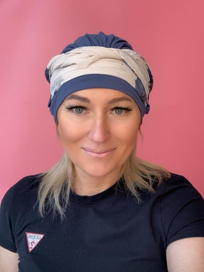 Bambusový turban - s vlečkou - Internetový obchod