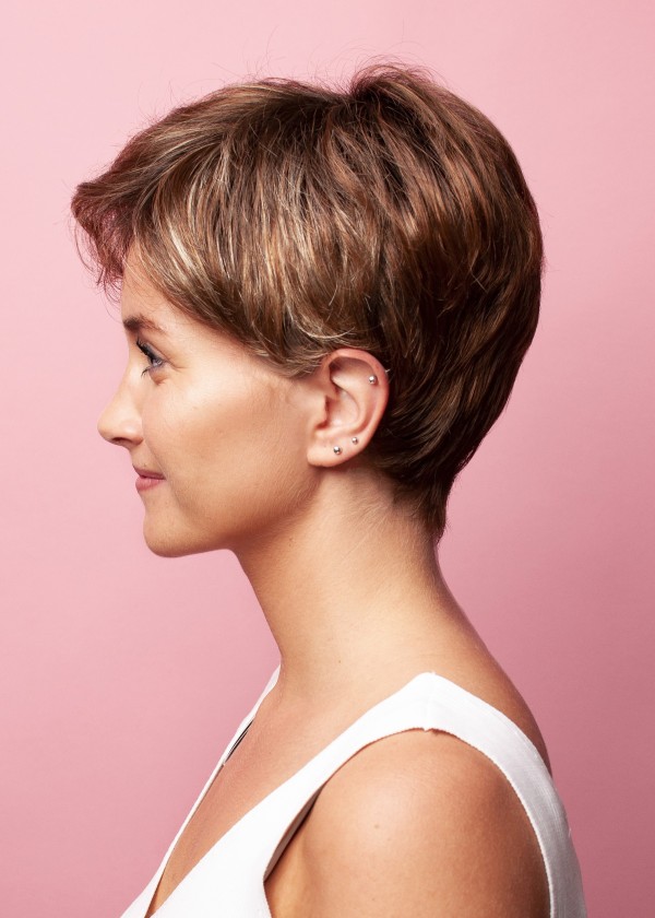 Short synthetic wig - Kenza - Online store