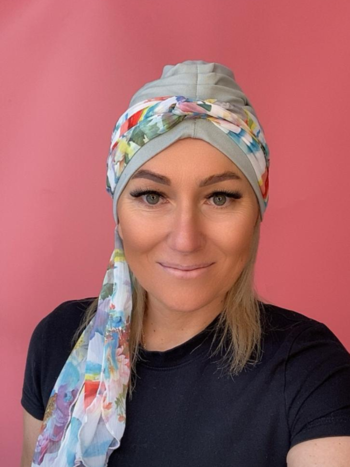 Bambusturban - mit Bändern - Onlineshop