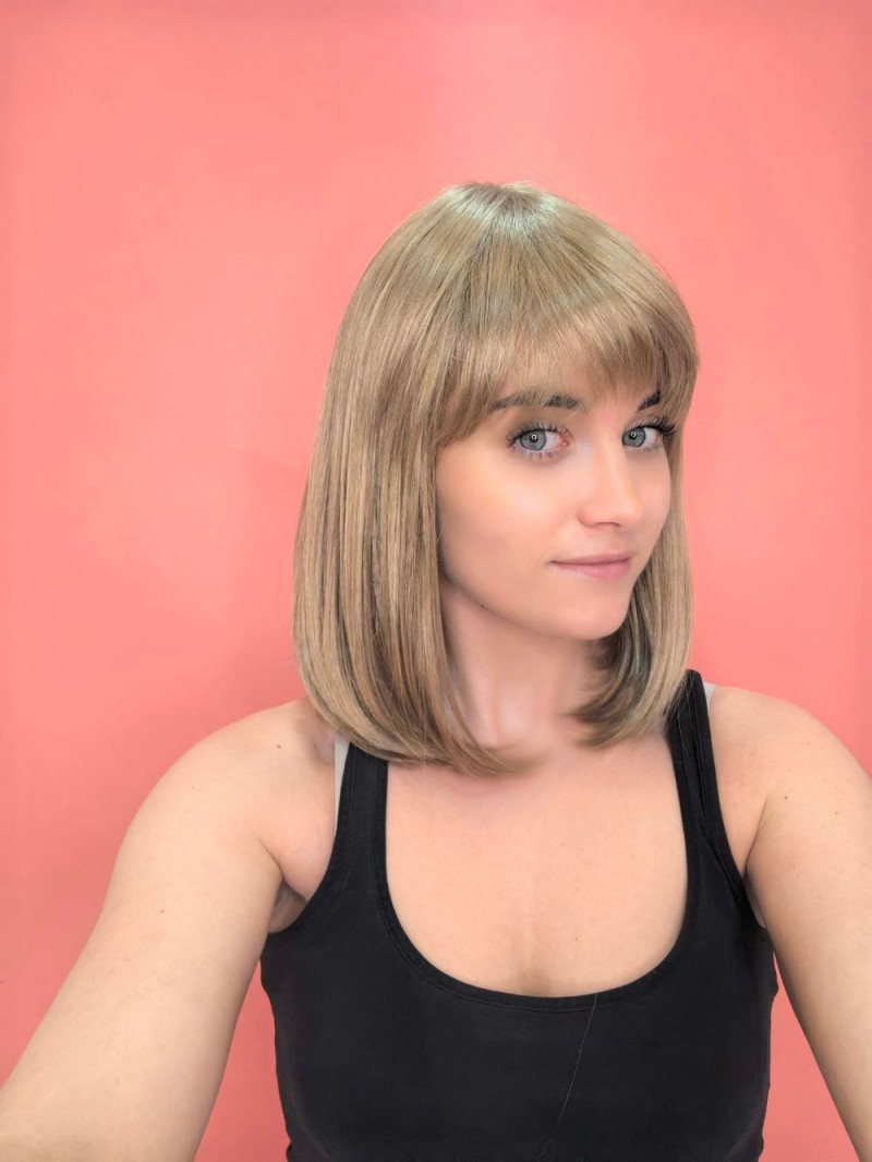 Kunsthaarperücke - blond - Online Shop
