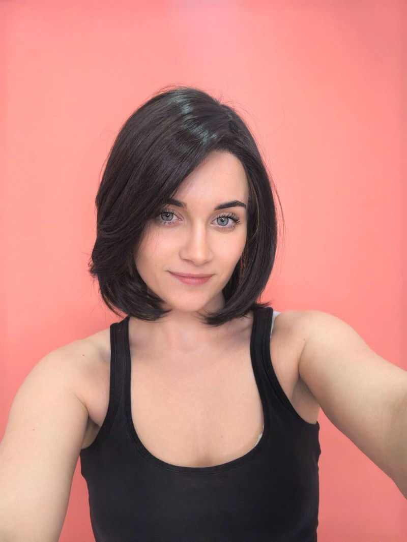 Synthetic Wig - Dark Brown - Online Store