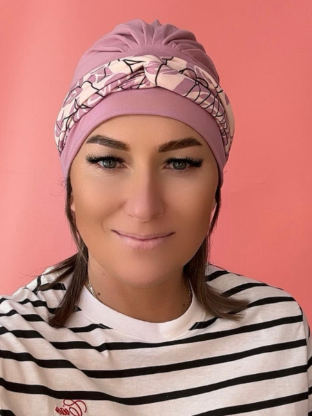 Turban with scarves - viscose - Online store