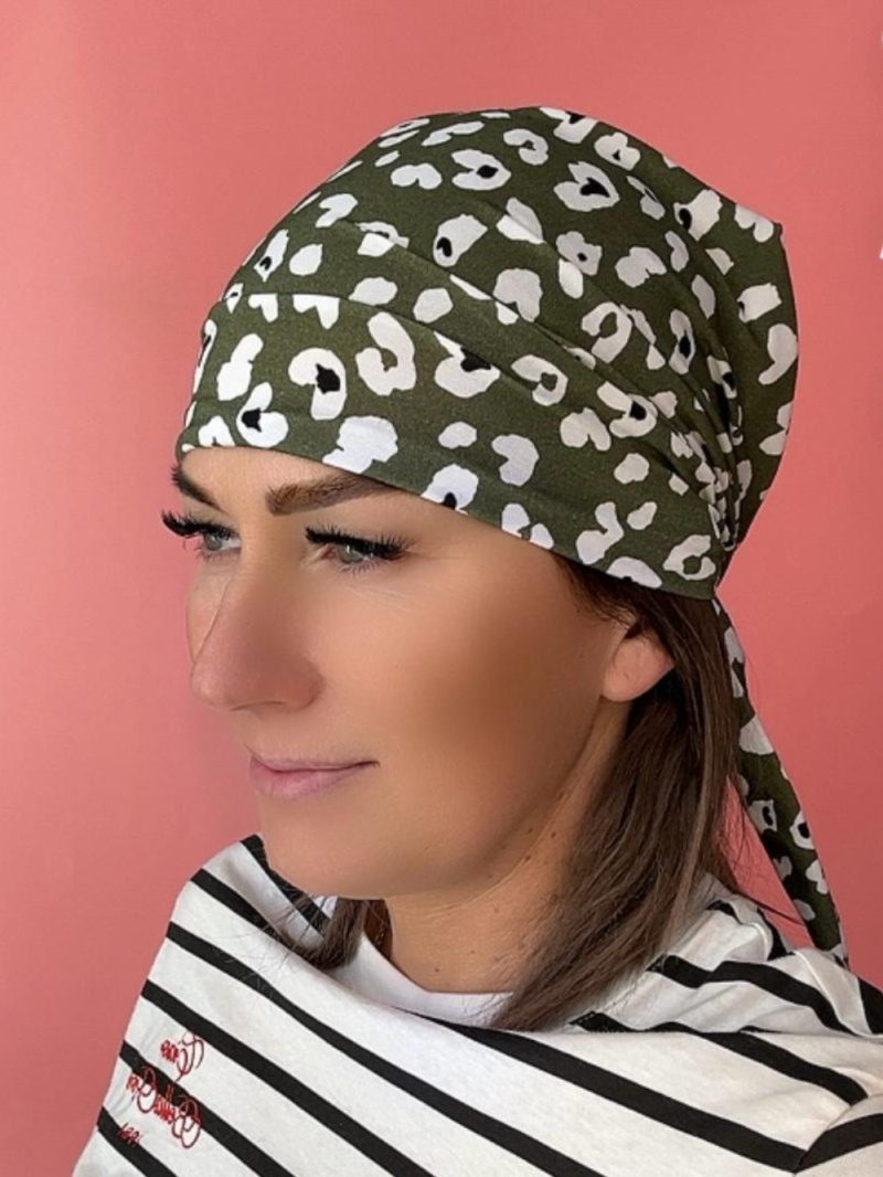 Bamboo turban - green - Online store