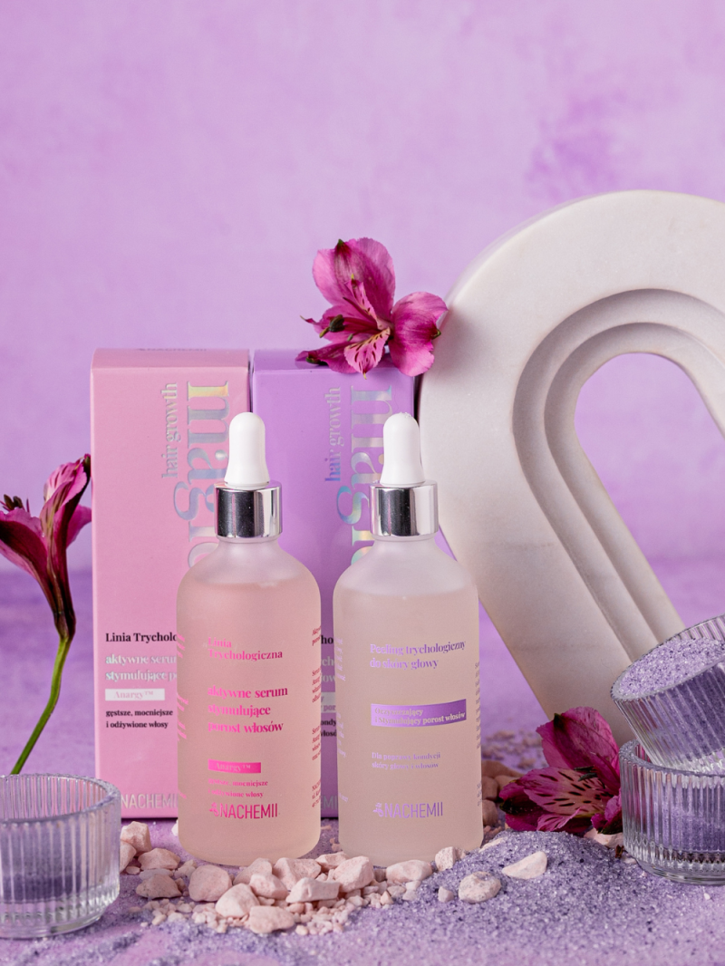 Trichologisches Peeling + Serum für Haarwachstum | Gesunde Kopfhaut