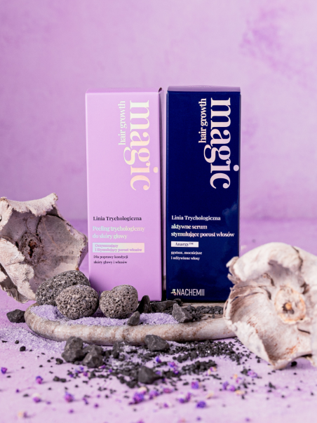 Peeling trychologiczny + serum na porost włosów | Zdrowa skóra głowy