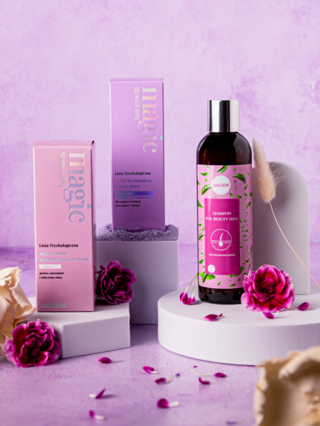 Trichologická sada na vlasy – Peeling + šampón + sérum Anargy™