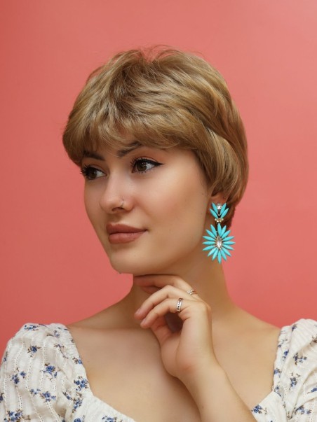 Syntetyczna peruka Ilona ciepły blond