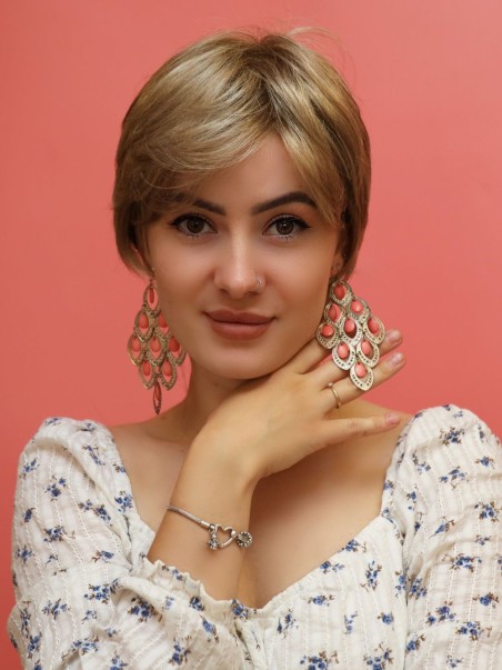 Peruka damska syntetyczna blond -  Iza